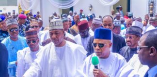 VP Shettima Commissions New Borno Governor’s Office Complex, Clinic, four others
