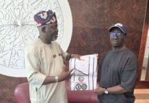 APC UK Chairman Tunde Doherty Presents Official Campaign Regalia to Edo Governor
