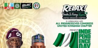 APC UK Announces Independence Day Solidarity Rally in Support of Tinubu’s 2027 Re-election